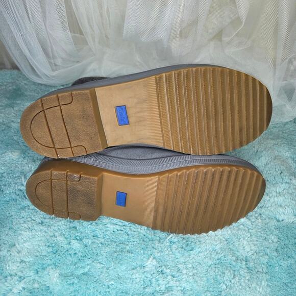 Keds Camp Gray Lace-Up Boots with Pink Laces - Picture 4 of 5